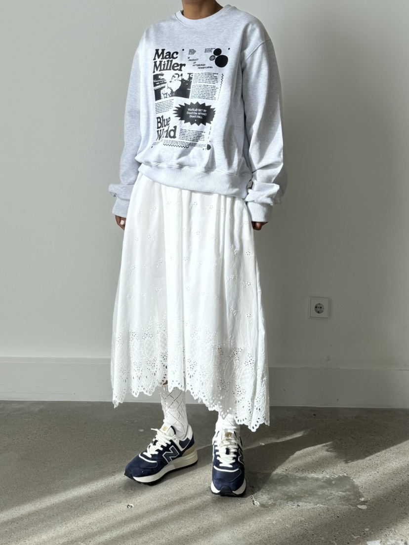 GOLDEN MARKET東大門代購女士新品25春夏休閑推薦時尚長裙GOLDEN MARKET長裙