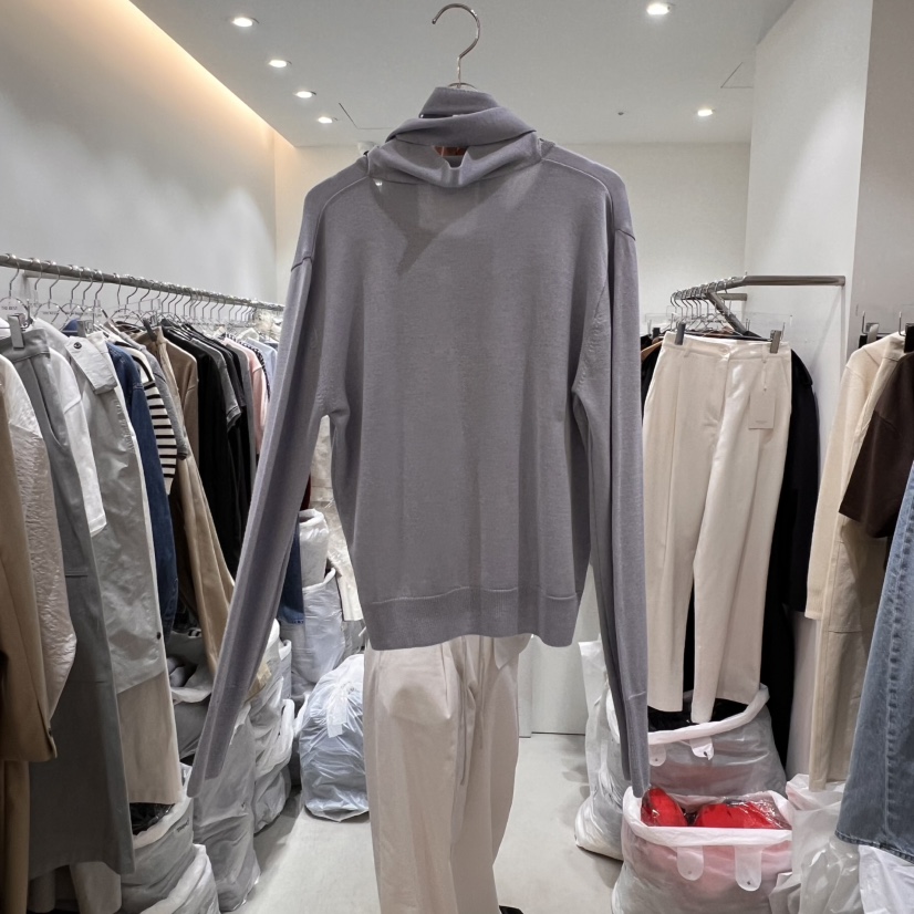THE REST韓國直郵女士新品真品職業時尚推薦針織衫含圍巾雙層THE REST/UNNOEUD針織衫