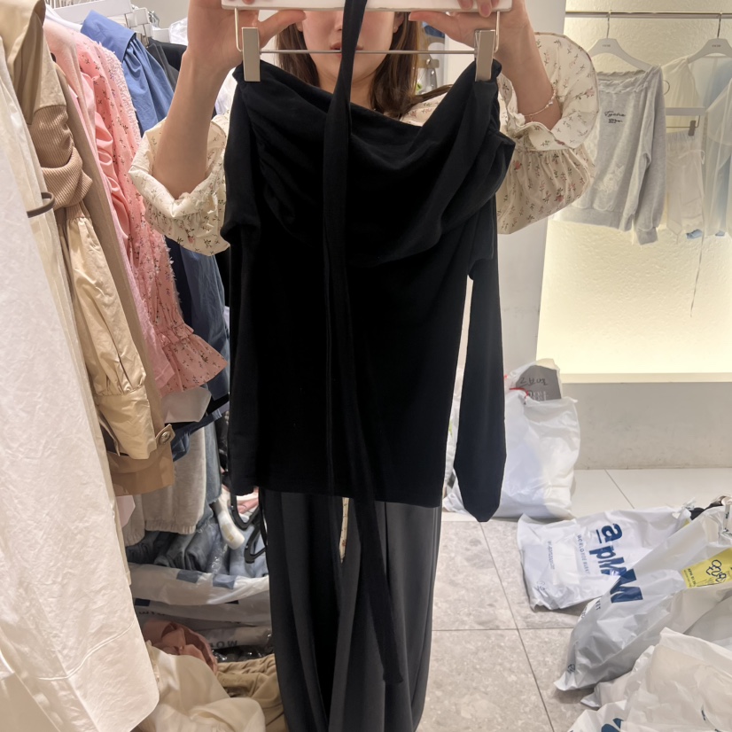 TYCHE東大門實拍女裝新品職業25春夏時尚真品人氣熱賣長袖T恤TYCHE長袖T恤圖色3