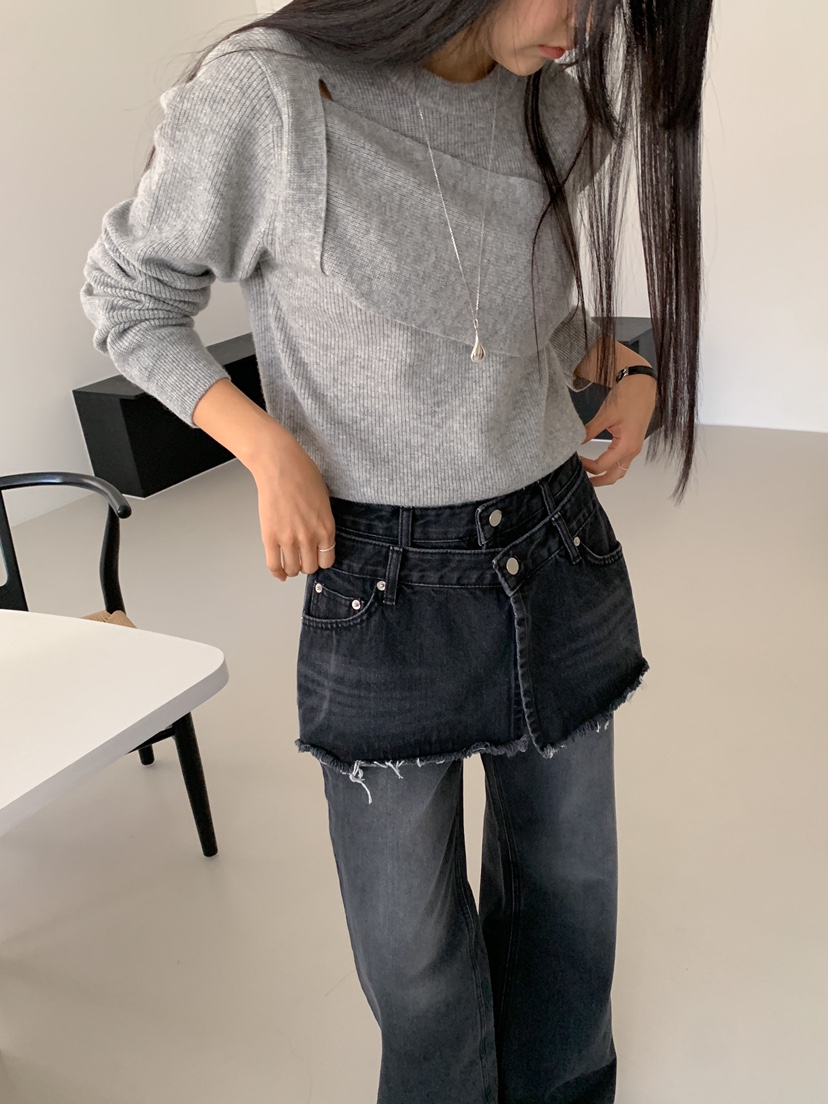 GOYOU韓國直郵東大門代購女裝新款時尚職業休閑人氣熱賣針織衫de goyou針織衫