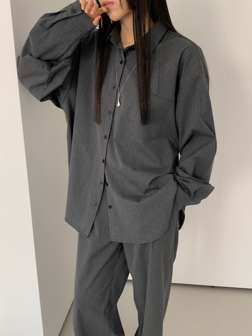 GOYOU韓國直郵東大門代購女裝新款推薦職業真品25春夏襯衫蕾絲衫de goyou襯衫/蕾絲衫