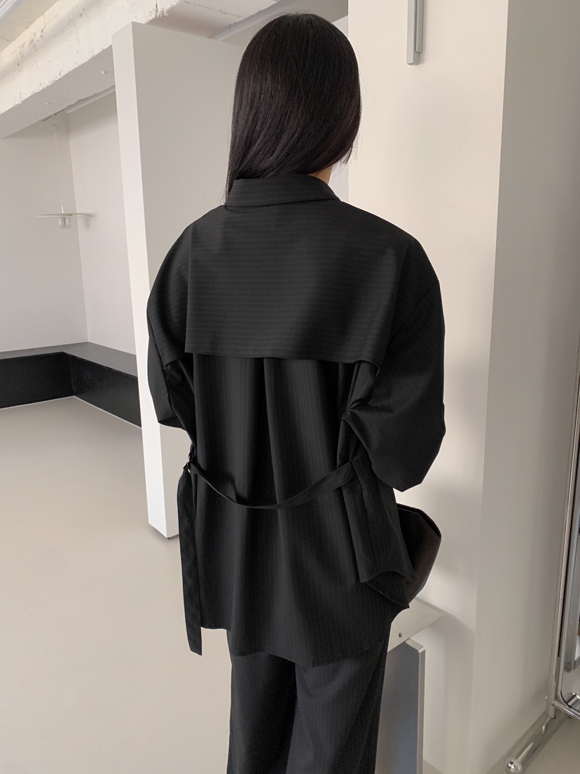 GOYOU韓國直郵東大門代購女裝新款推薦職業真品25春夏襯衫蕾絲衫de goyou襯衫/蕾絲衫
