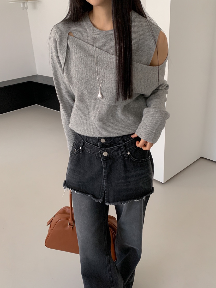 GOYOU直郵韓國代購女裝新款職業熱賣時尚休閑真品推薦牛仔褲de goyou牛仔褲