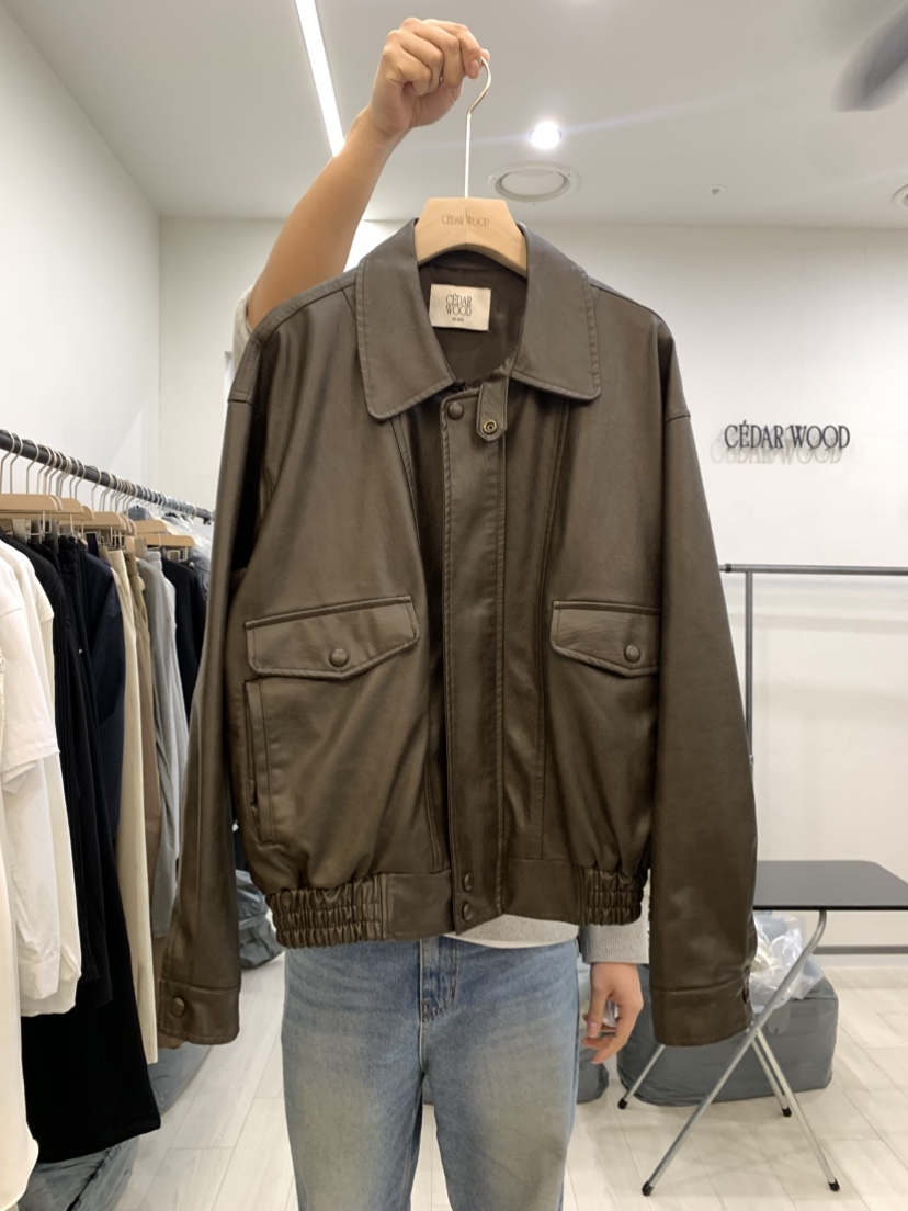 CEDARWOOD直郵韓國代購女裝新品時尚人氣25春夏休閑真品夾克CEDARWOOD夾克