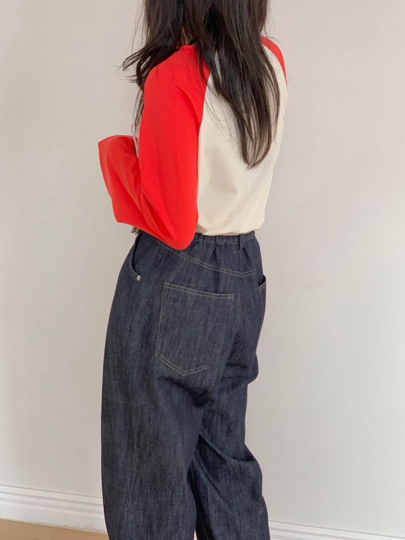 BEFORE SUNRISE韓國直郵女裝新款休閑推薦熱賣25春夏牛仔褲BEFORE SUNRISE牛仔褲