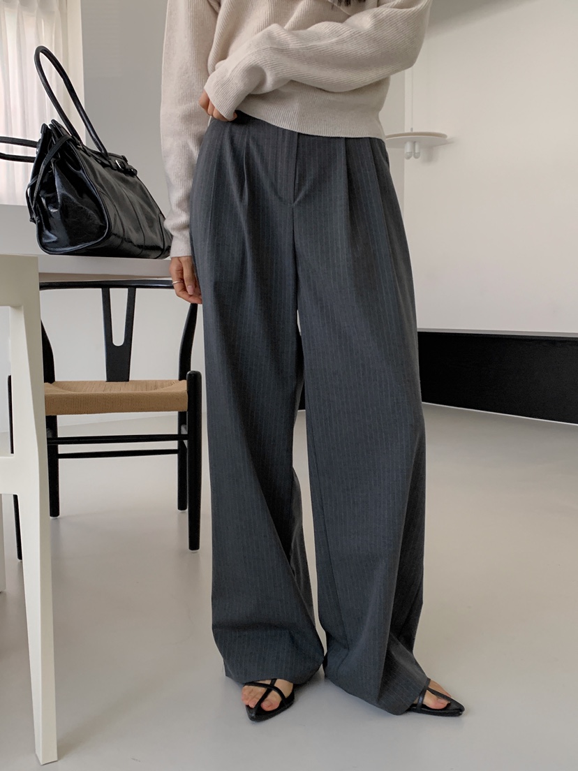 GOYOU韓國直郵東大門實拍女裝新品25春夏真品人氣正裝褲西褲de goyou正裝褲/西褲