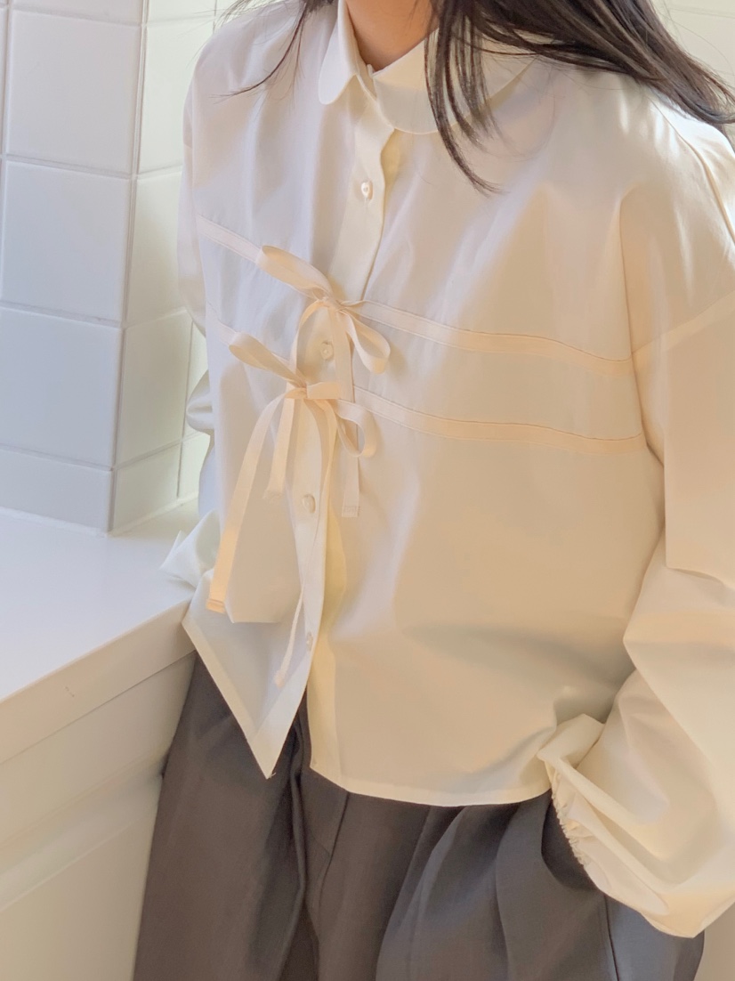 BEFORE SUNRISE韓國直郵女裝新品25春夏推薦時尚襯衫蕾絲衫BEFORE SUNRISE襯衫/蕾絲衫
