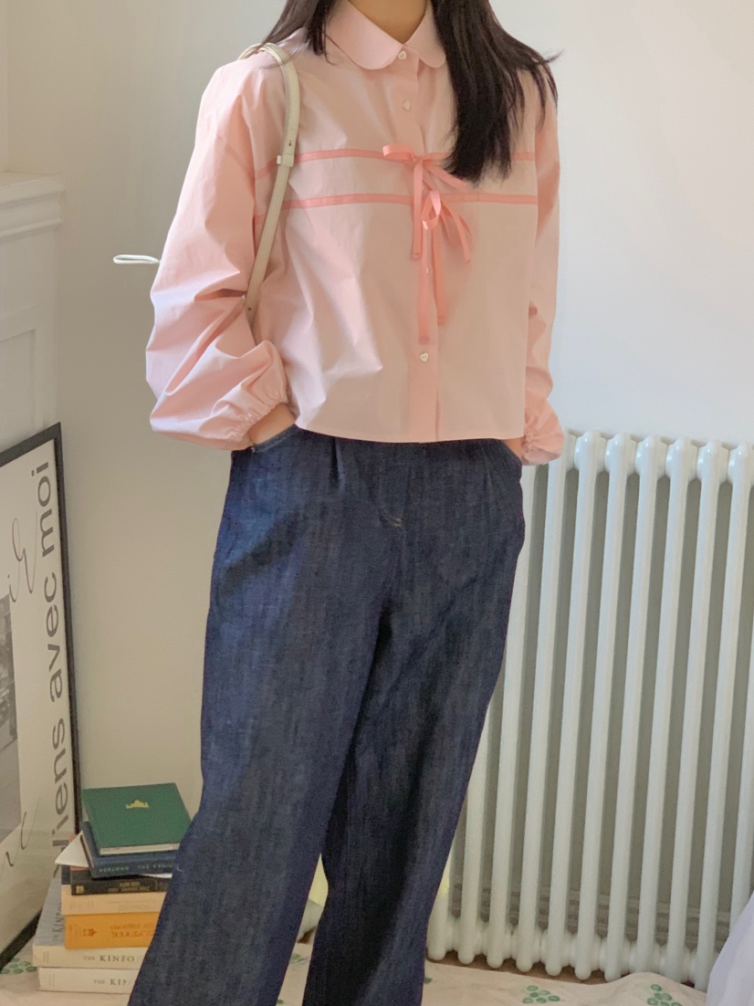 BEFORE SUNRISE韓國直郵女裝新品25春夏推薦時尚襯衫蕾絲衫BEFORE SUNRISE襯衫/蕾絲衫