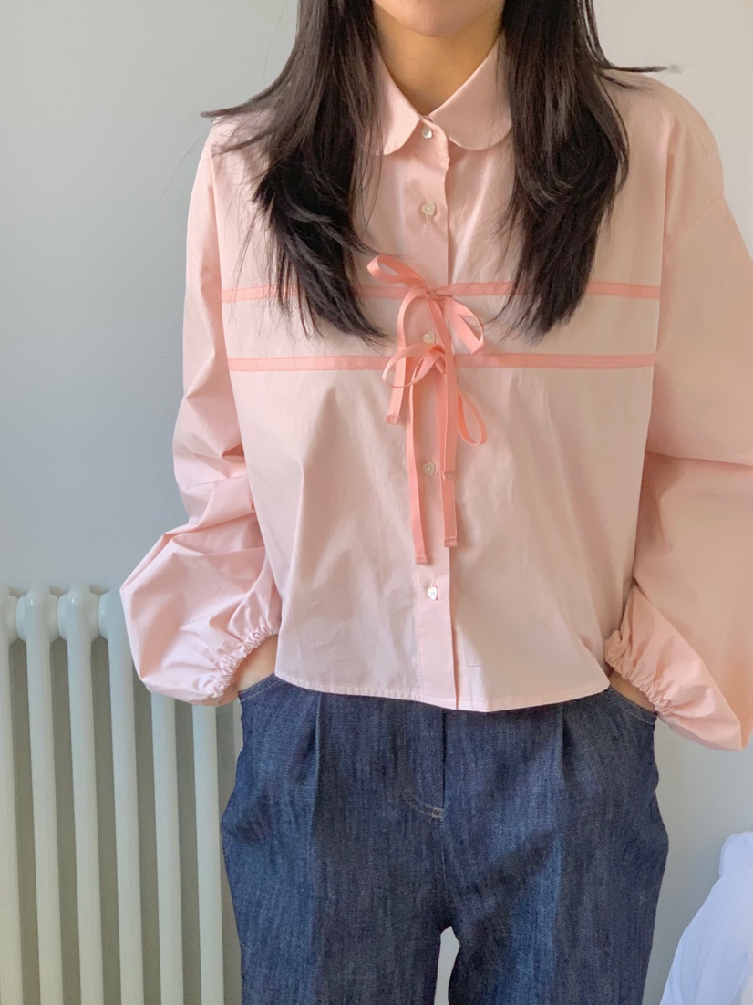 BEFORE SUNRISE韓國直郵女裝新品25春夏推薦時尚襯衫蕾絲衫BEFORE SUNRISE襯衫/蕾絲衫