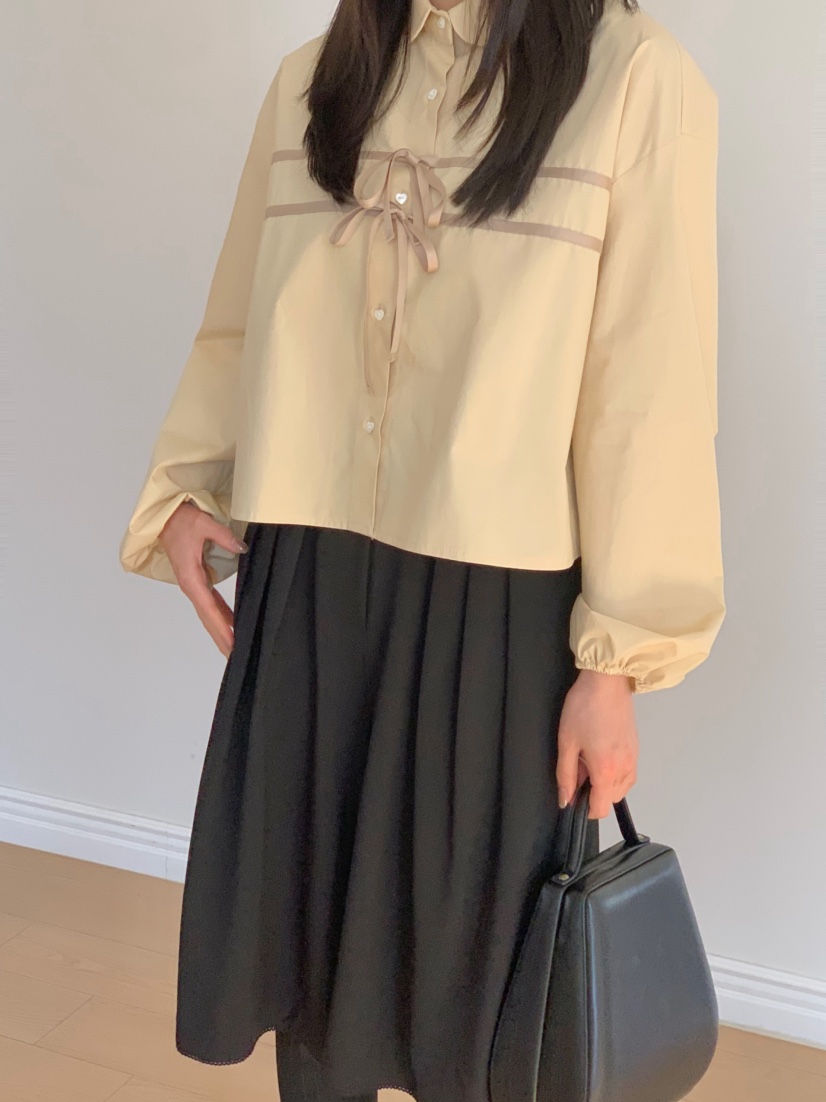 BEFORE SUNRISE韓國直郵女裝新品25春夏推薦時尚襯衫蕾絲衫BEFORE SUNRISE襯衫/蕾絲衫