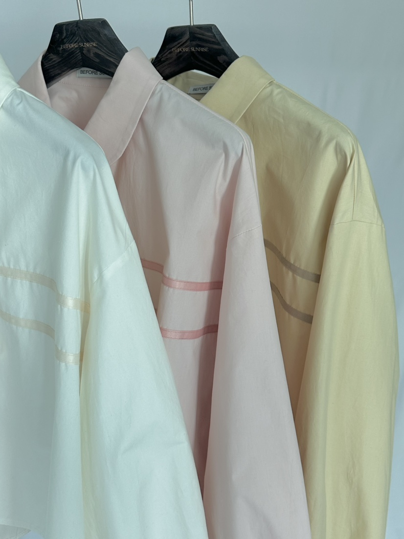 BEFORE SUNRISE韓國直郵女裝新品25春夏推薦時尚襯衫蕾絲衫BEFORE SUNRISE襯衫/蕾絲衫