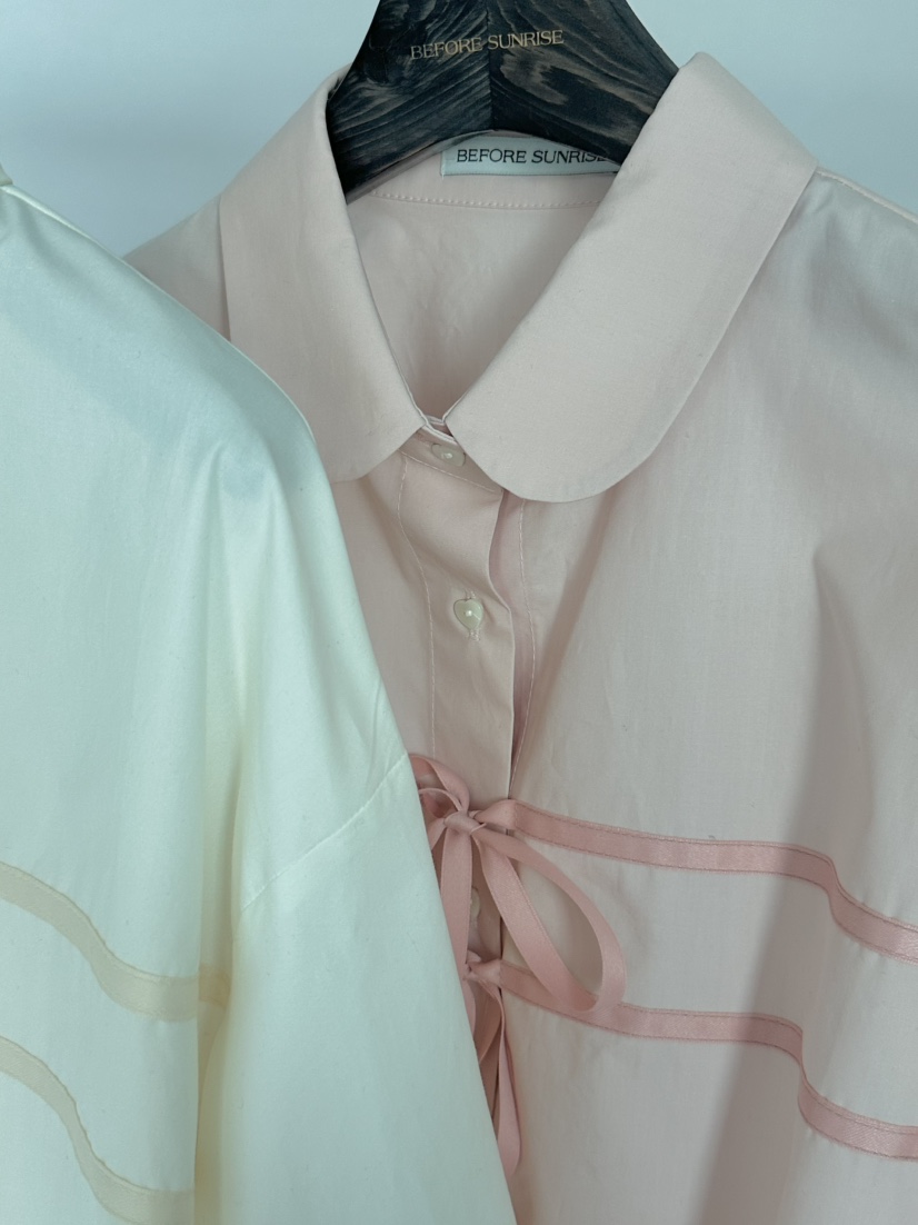 BEFORE SUNRISE韓國直郵女裝新品25春夏推薦時尚襯衫蕾絲衫BEFORE SUNRISE襯衫/蕾絲衫