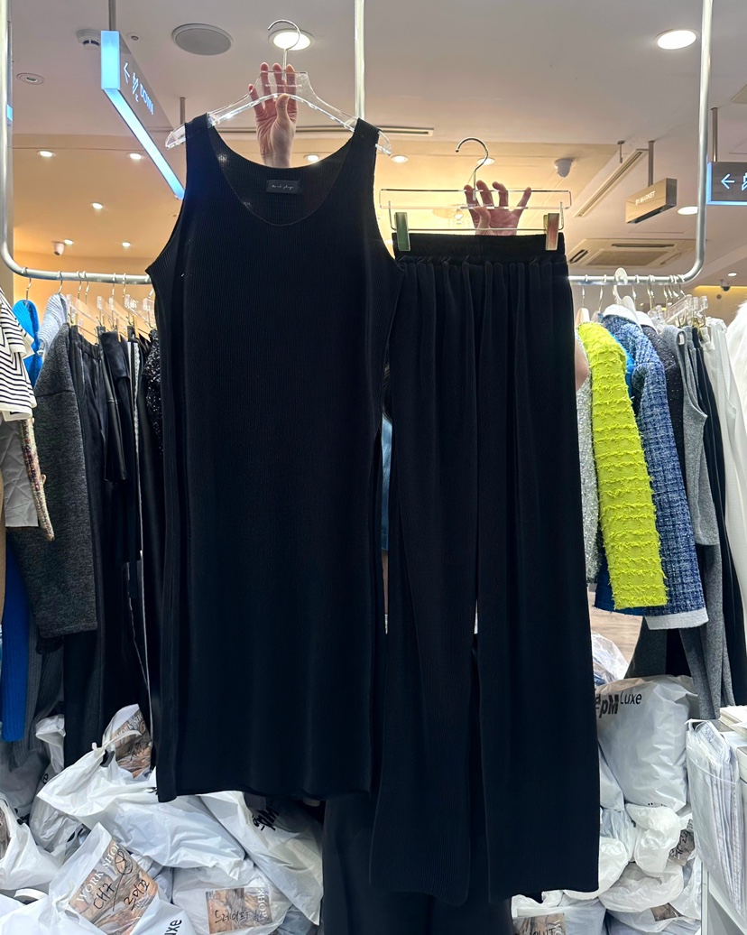 WORK SHOP韓國直郵東大門代購女裝新品25春夏人氣休閑褲褶皺Work_shop休閑褲