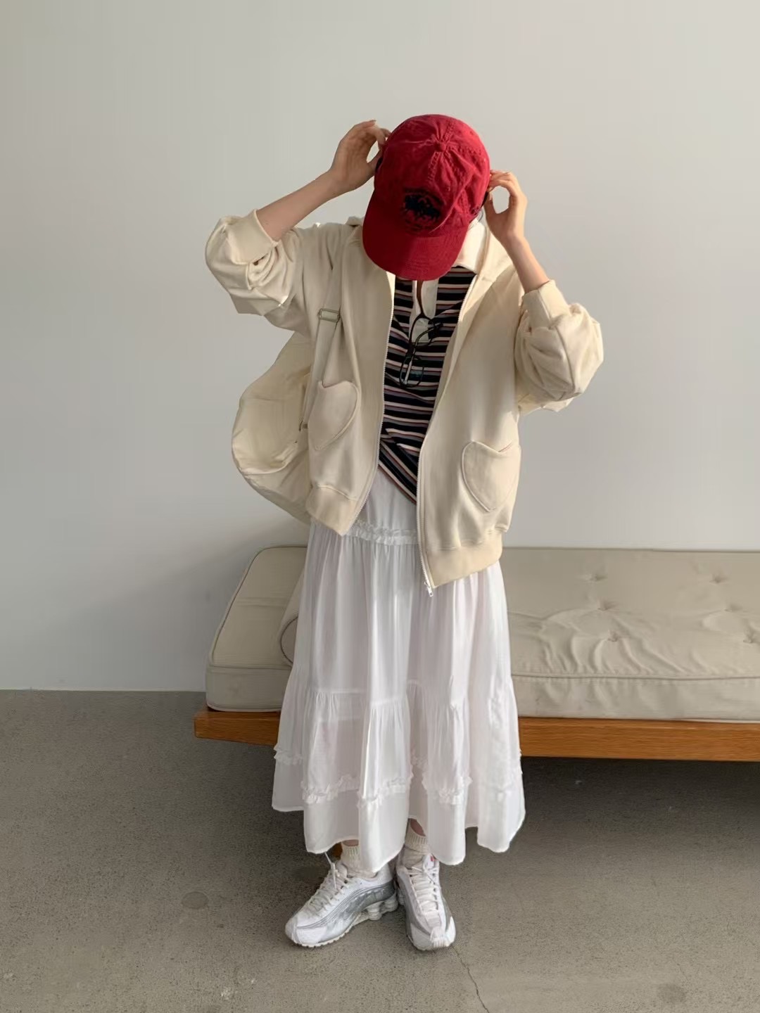 CALLMYNAME直郵韓國代購女裝新品推薦時尚休閑夾克拉鏈連帽Call my name夾克