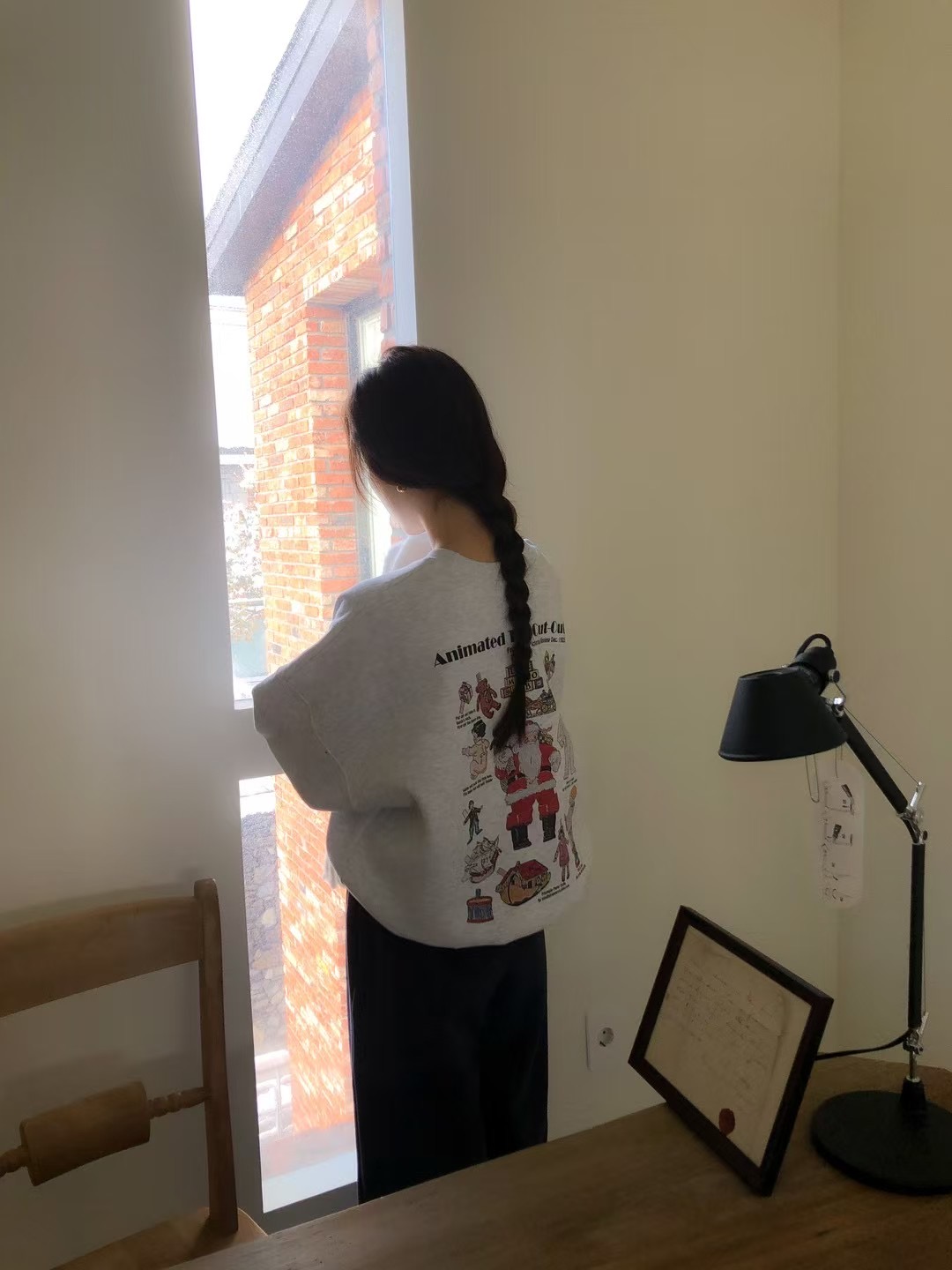 CALLMYNAME韓國直郵東大門代購女裝新款休閑時尚25春夏衛衣Call my name衛衣