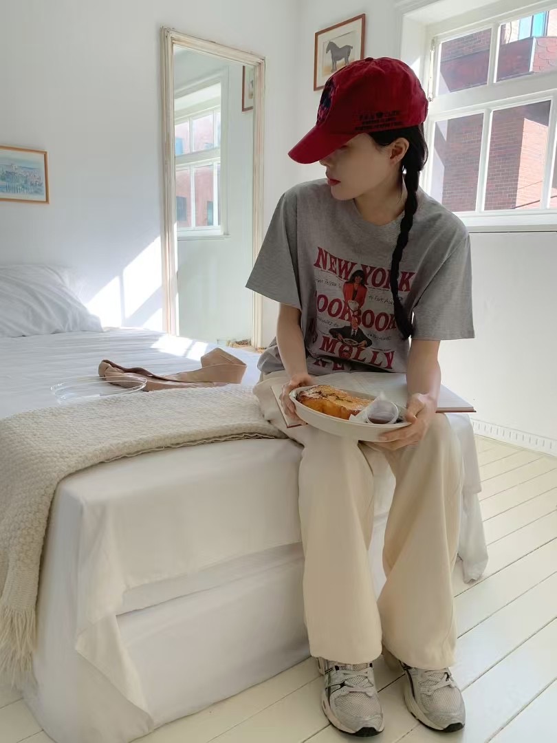CALLMYNAME直郵韓國代購女裝新品職業熱賣休閑推薦25春夏T恤Call my nameT恤圖色2