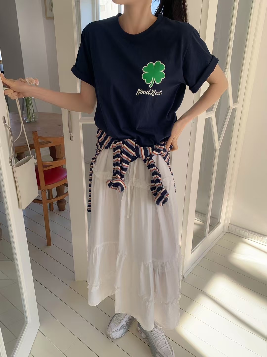 CALLMYNAME直郵韓國代購女裝新款推薦休閑熱賣25春夏人氣T恤Call my nameT恤圖色2