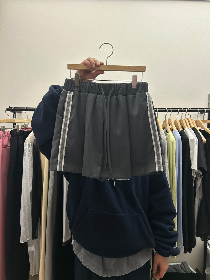 AS THOUGHT直郵韓國代購女裝新品真品25春夏時尚職業短褲蕾絲AS THOUGHT短褲