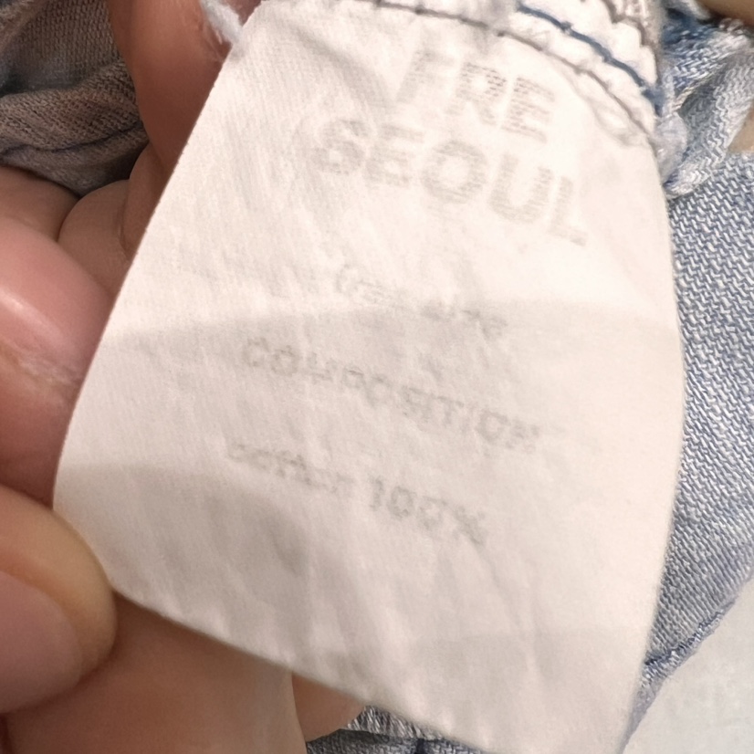 FRE韓國直郵女裝新款推薦職業熱賣時尚真品25春夏襯衫蕾絲衫FRE襯衫/蕾絲衫