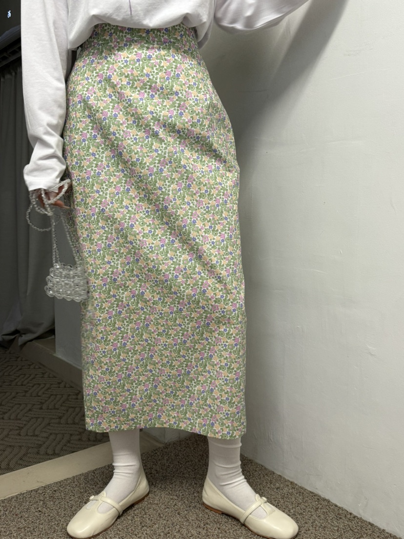 A.CES韓國代購女士新款職業熱賣時尚25春夏真品休閑推薦長裙A.CES長裙