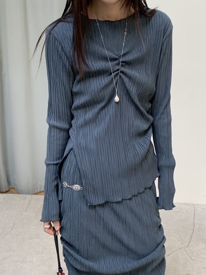 VAARA韓國代購女士新品熱賣真品25春夏時尚休閑長袖T恤柔軟VAARA長袖T恤