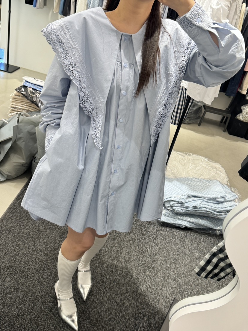 A.CES韓國代購女裝新款休閑25春夏時尚真品熱賣推薦連衣裙A.CES連衣裙