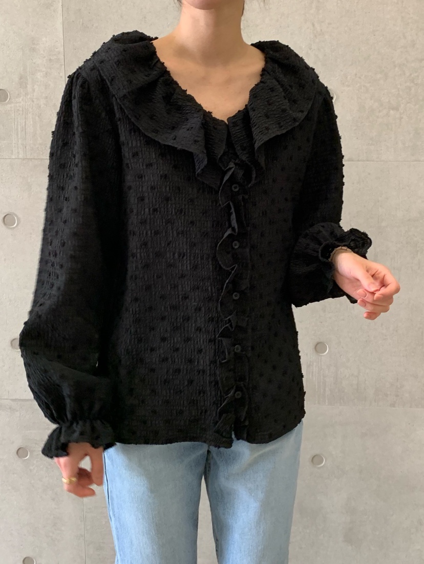 COBALT BLUE韓國直郵女裝新款真品職業時尚休閑襯衫蕾絲衫COBALT BLUE襯衫/蕾絲衫