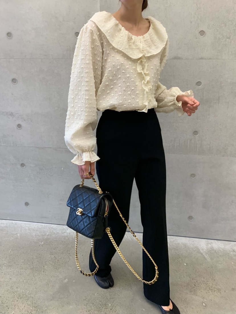 COBALT BLUE韓國直郵女裝新款真品職業時尚休閑襯衫蕾絲衫COBALT BLUE襯衫/蕾絲衫