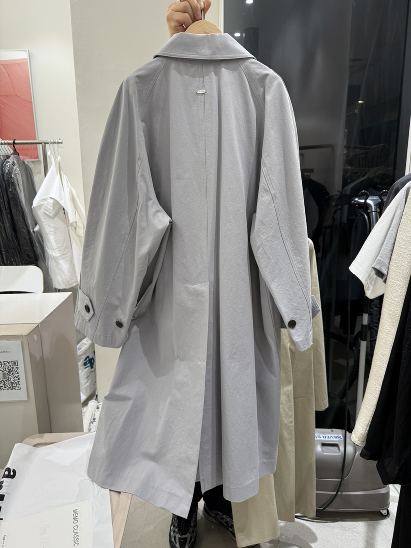 MEMO CLASSIC韓國直郵東大門代購女裝新品真品職業長款風衣MEMO CLASSIC長款風衣