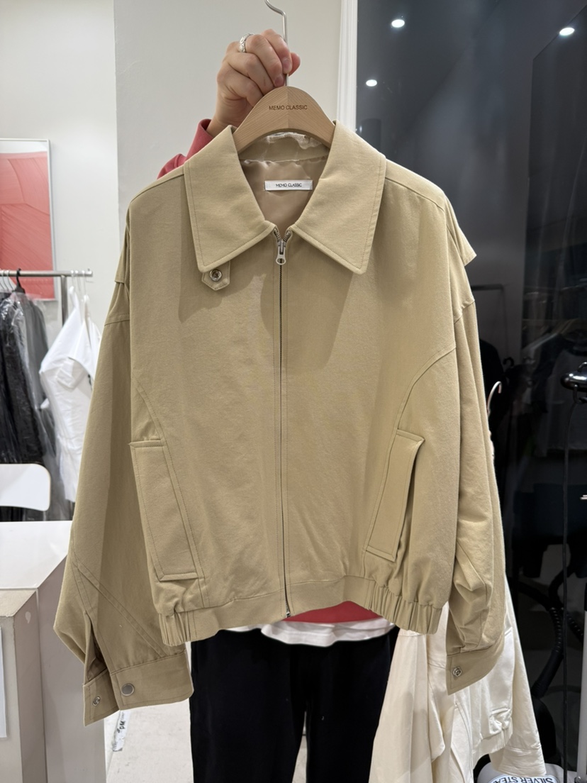 MEMO CLASSIC韓國代購女士新品人氣職業推薦時尚熱賣25春夏夾克MEMO CLASSIC夾克圖色2