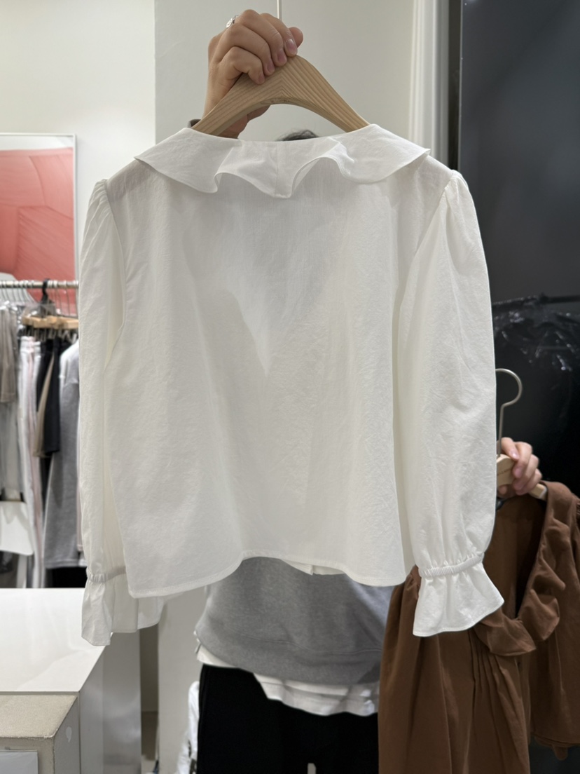 MEMO CLASSIC東大門直郵女裝新品推薦時尚25春夏襯衫蕾絲衫MEMO CLASSIC襯衫/蕾絲衫
