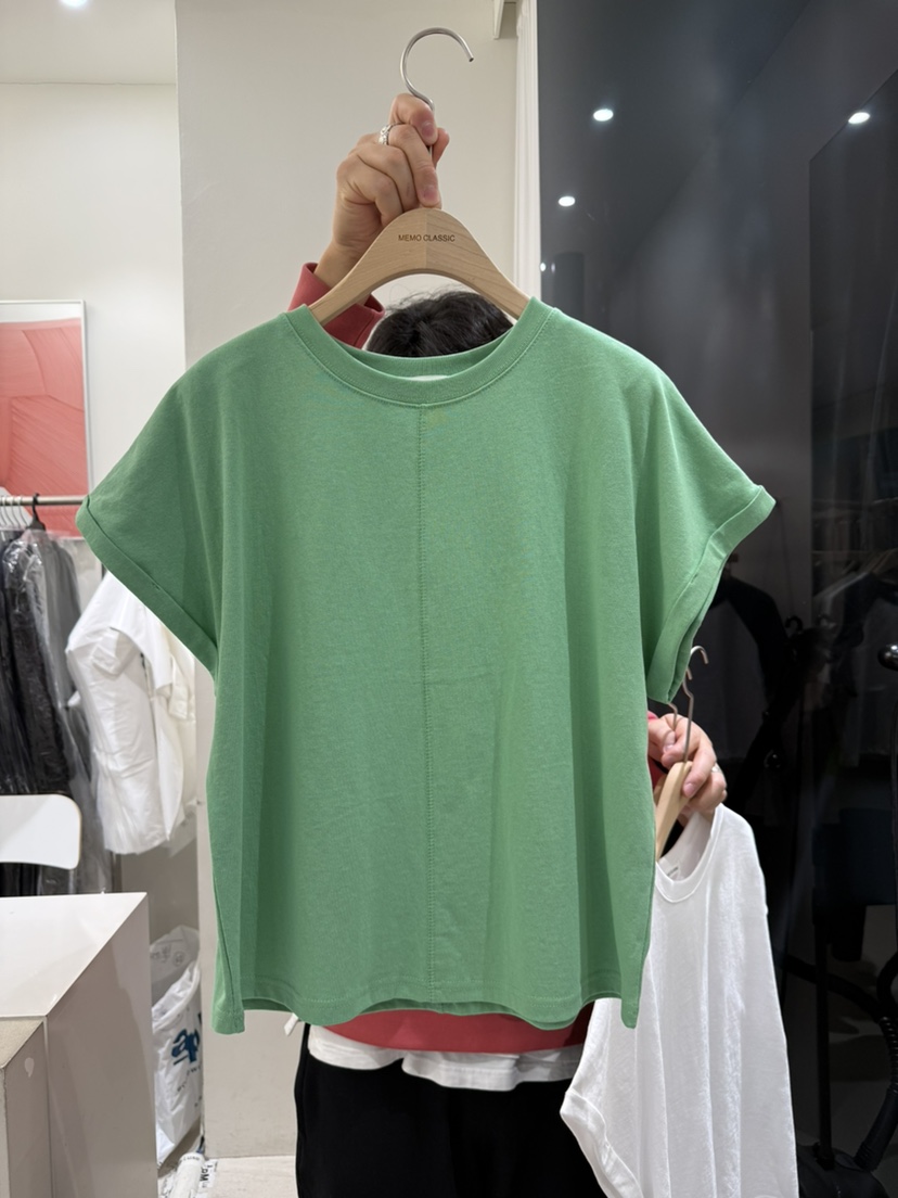 MEMO CLASSIC韓國直郵女士新品推薦25春夏時尚休閑熱賣T恤MEMO CLASSICT恤圖色2