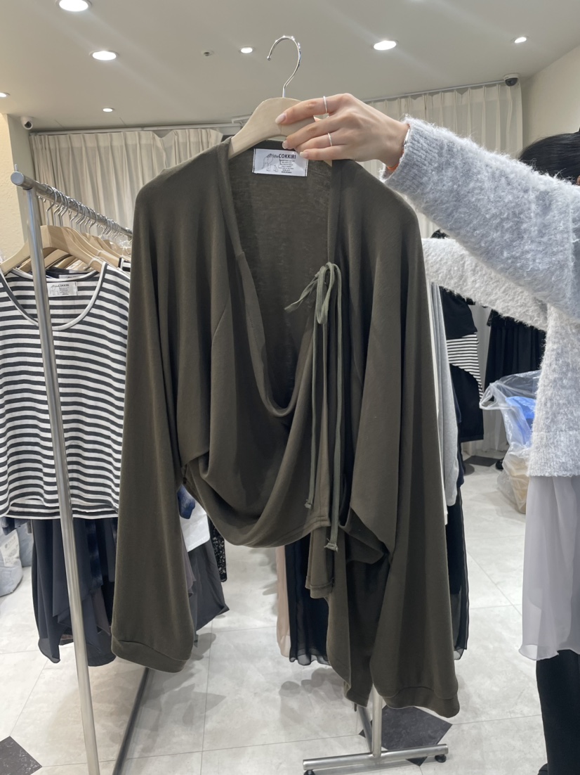 COKKIRI韓國直郵女裝新品休閑25春夏人氣真品時尚針織衫開衫COKKIRI針織衫
