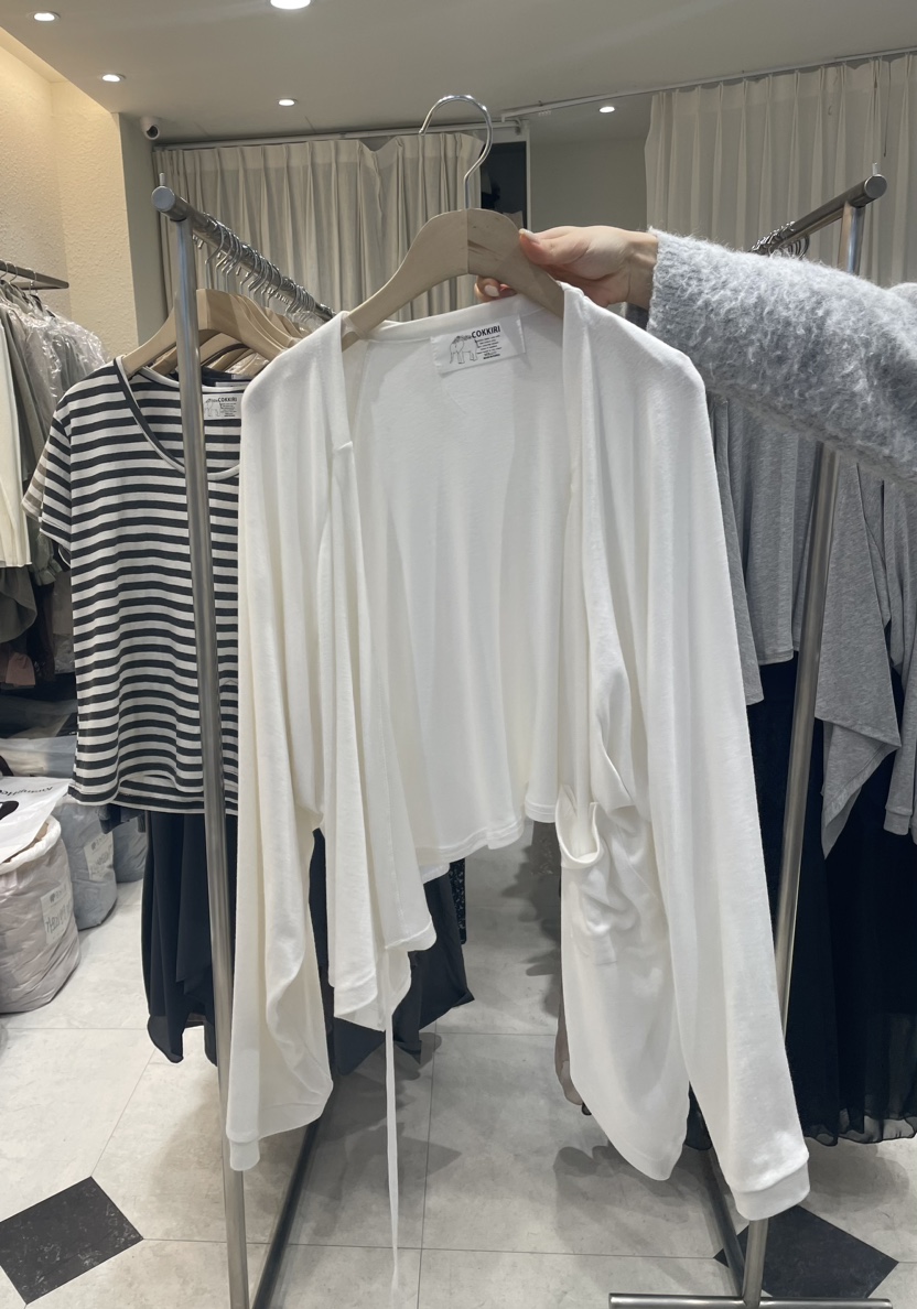 COKKIRI韓國直郵女裝新品休閑25春夏人氣真品時尚針織衫開衫COKKIRI針織衫圖色2