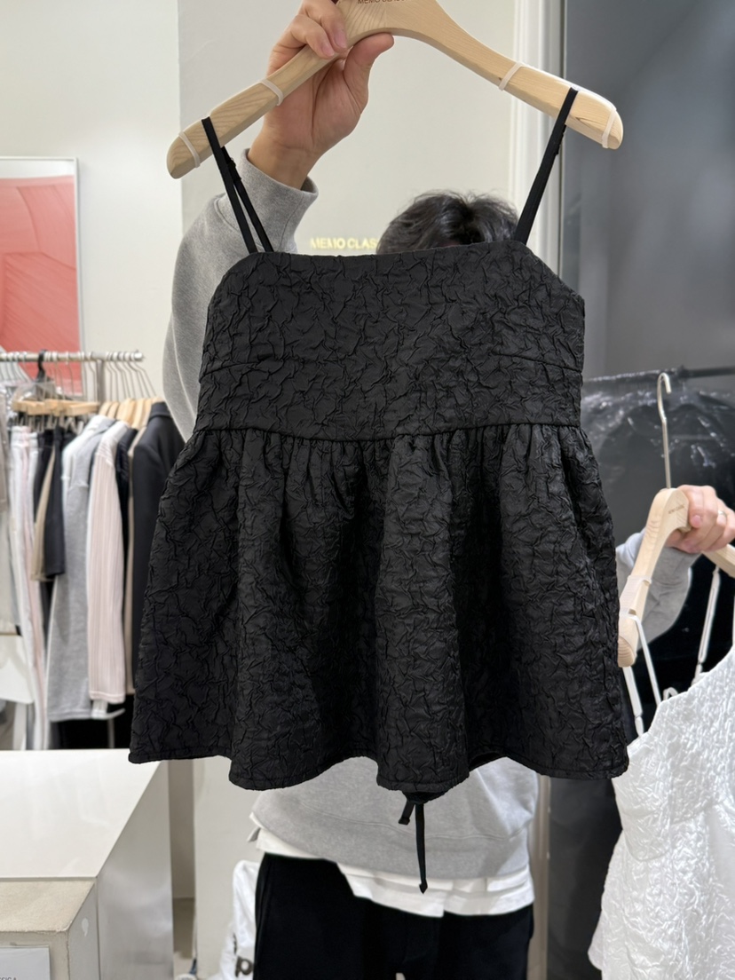 MEMO CLASSIC東大門實拍女士新款休閑時尚真品推薦吊帶背心MEMO CLASSIC吊帶/背心圖色2