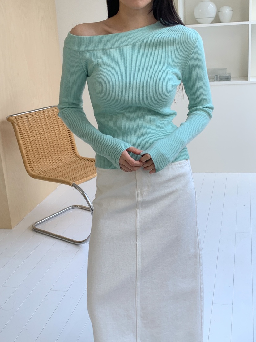 DARLUZ_MI韓國直郵女裝新款真品時尚25春夏推薦職業人氣針織衫DARLUZ_MI針織衫