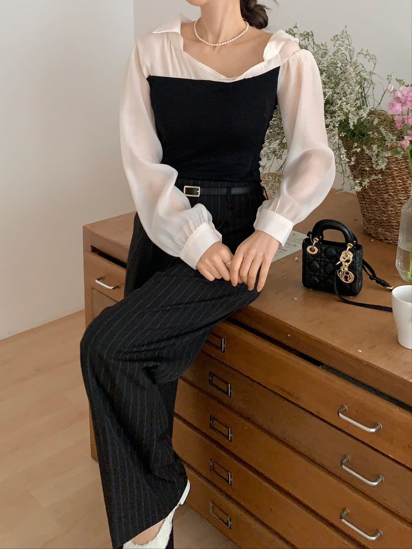 CRONG東大門直郵女士新品真品人氣休閑25春夏熱賣襯衫蕾絲衫CRONG襯衫/蕾絲衫