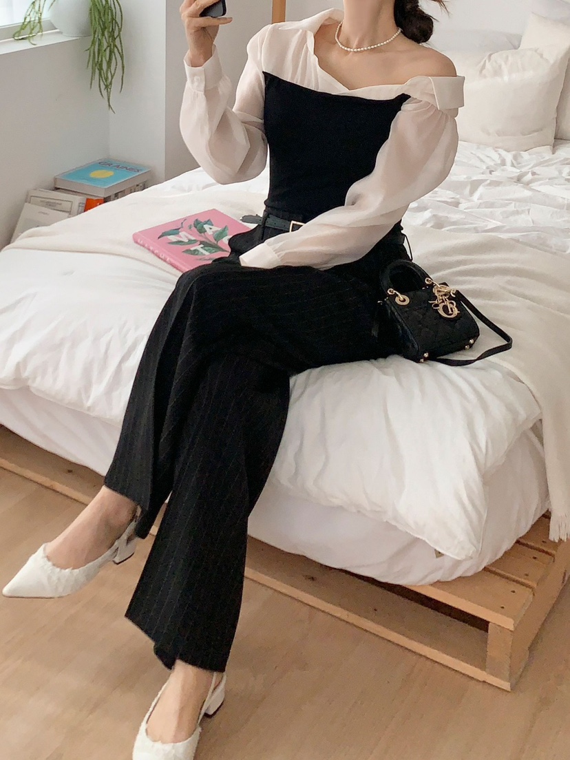 CRONG東大門直郵女士新品真品人氣休閑25春夏熱賣襯衫蕾絲衫CRONG襯衫/蕾絲衫