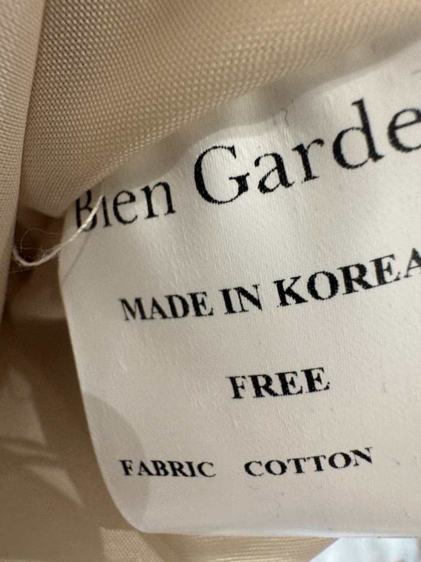 BIEN GARDER韓國代購女裝新款熱賣25春夏休閑人氣真品連衣裙BIEN GARDER連衣裙
