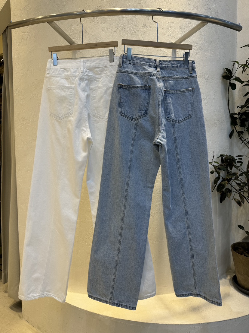 RIAH東大門代購女士新品25春夏熱賣人氣職業牛仔褲寬松牛仔RIAH牛仔褲