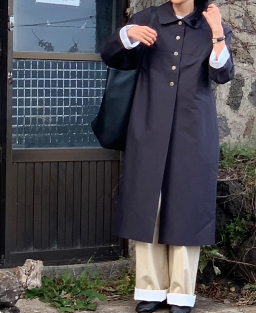 A Flan韓國直郵女裝新品熱賣25春夏職業人氣真品時尚長款風衣AFN/A Flan長款風衣