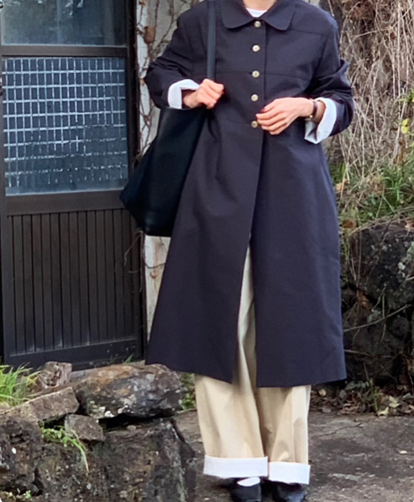 A Flan韓國直郵女裝新品熱賣25春夏職業人氣真品時尚長款風衣AFN/A Flan長款風衣