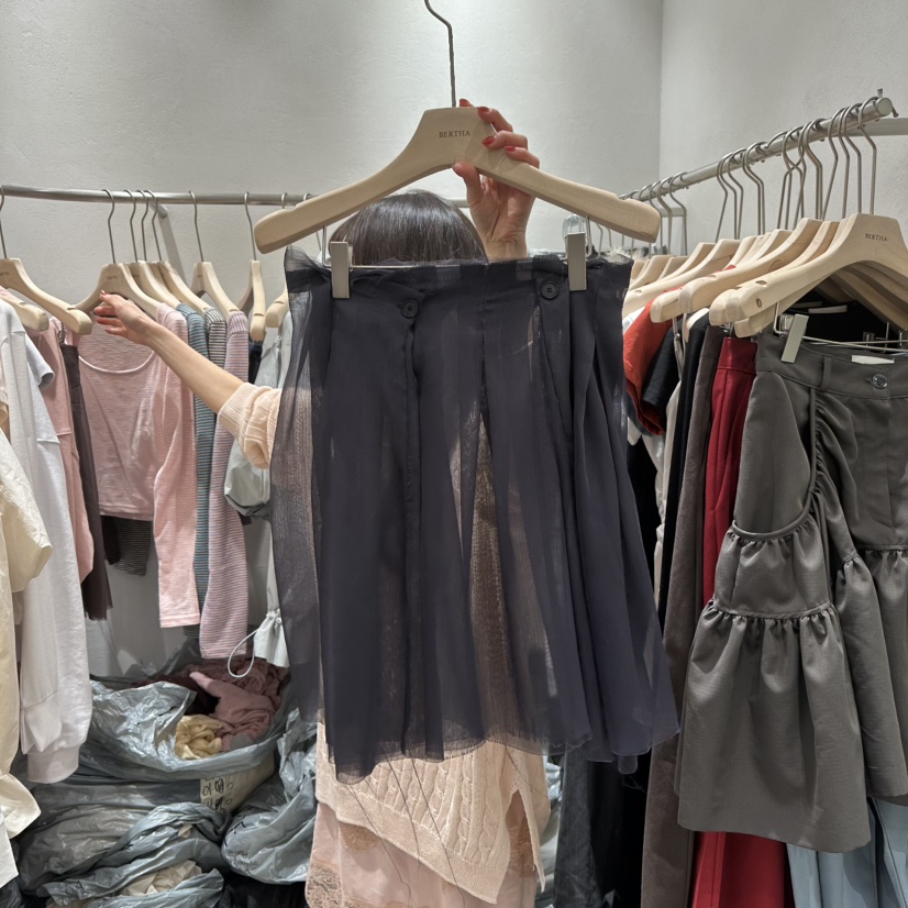 BERTHA東大門實拍女士新品時尚職業熱賣人氣休閑半身裙中短裙BERTHA半身裙/中短裙圖色2