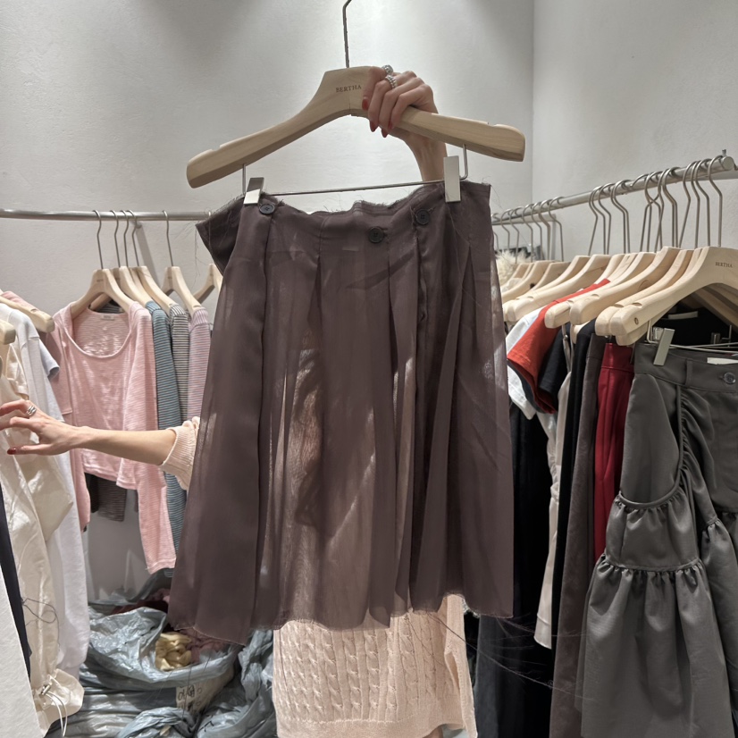 BERTHA東大門實拍女士新品時尚職業熱賣人氣休閑半身裙中短裙BERTHA半身裙/中短裙圖色3