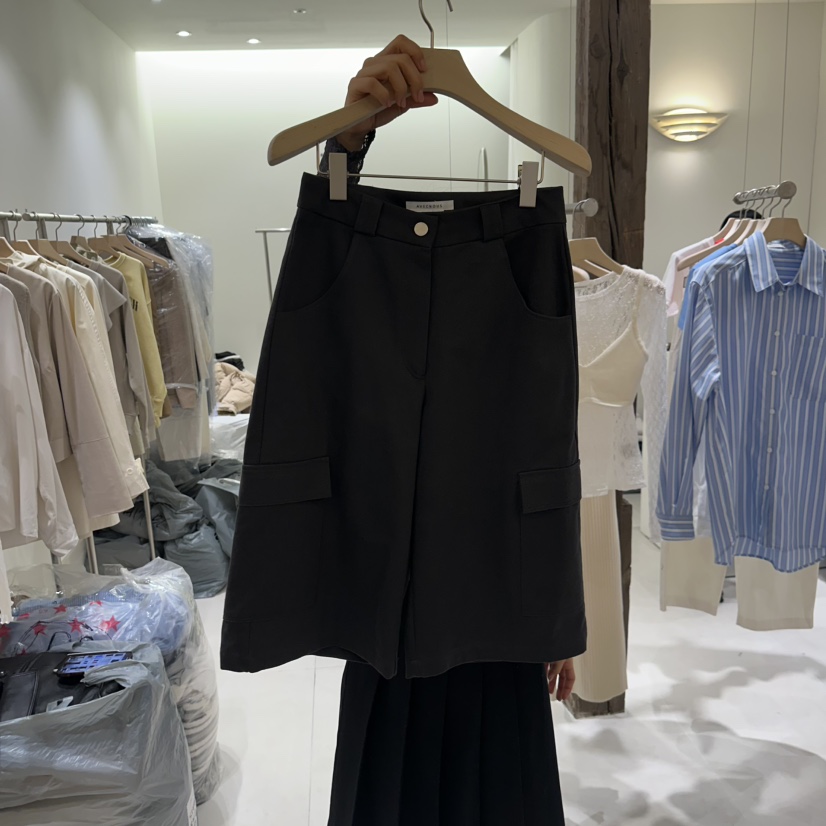 AVECNOUS東大門代購女士新品熱賣職業25春夏時尚人氣推薦短褲AVECNOUS短褲圖色2