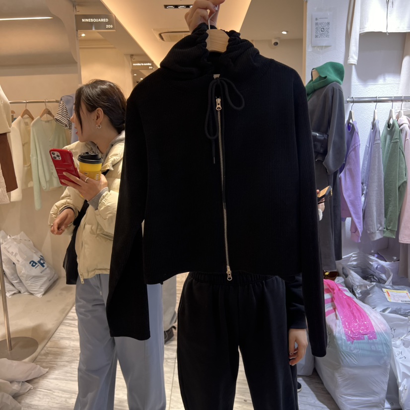 COKE CAKE韓國代購女裝新款真品25春夏職業時尚休閑人氣衛衣CHAE衛衣圖色3