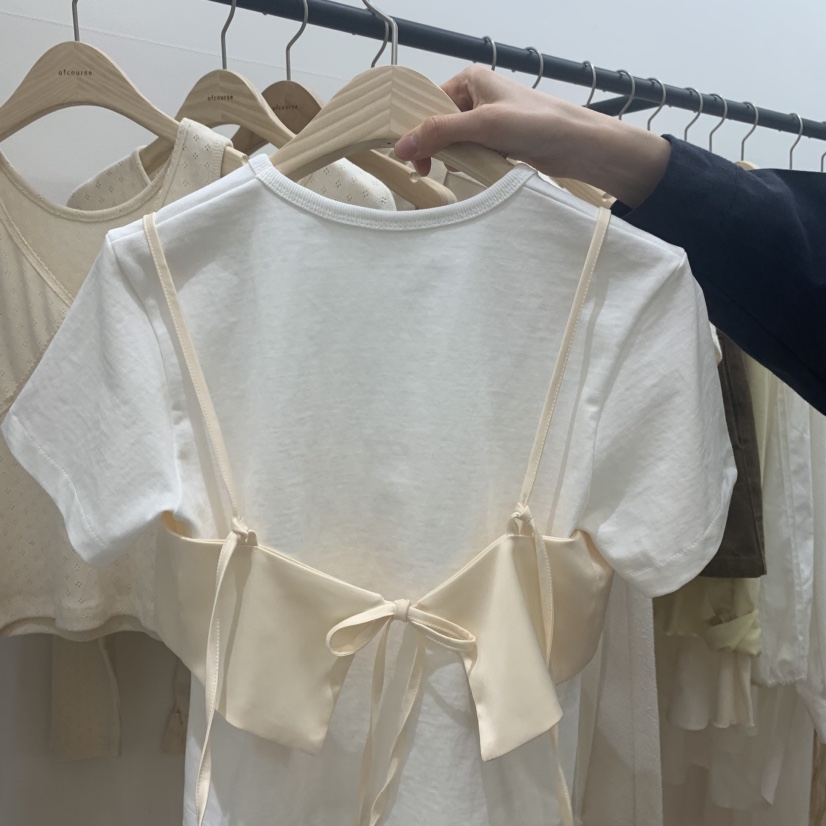OFCOURSE韓國代購女裝新款真品推薦25春夏吊帶背心不含內搭OFCOURSE吊帶/背心