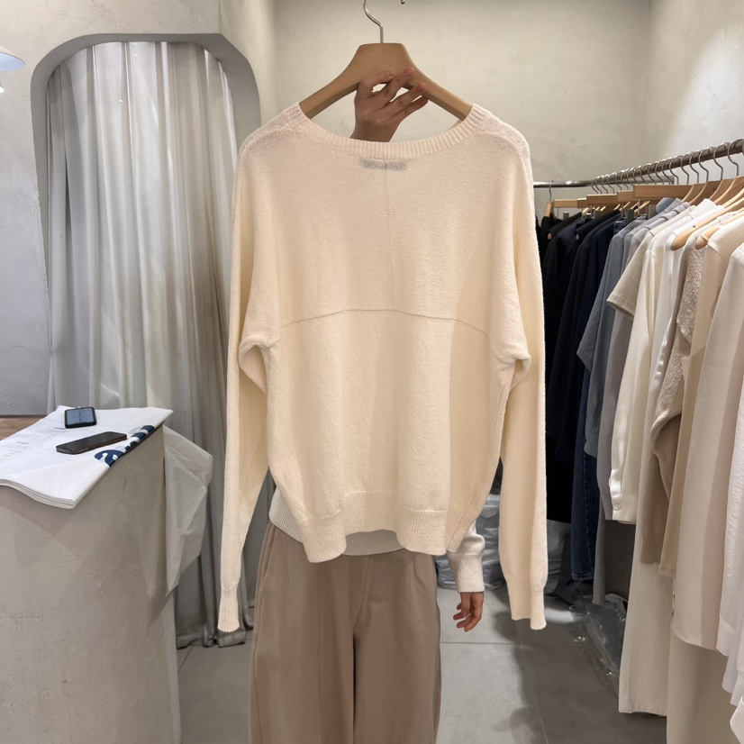 LE VASE韓國代購女裝新品25春夏職業人氣推薦真品休閑毛衣LE VASE毛衣