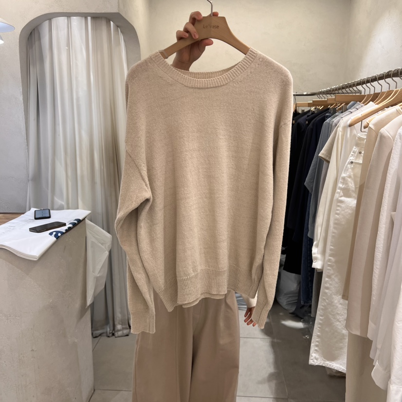 LE VASE韓國代購女裝新品25春夏職業人氣推薦真品休閑毛衣LE VASE毛衣圖色3