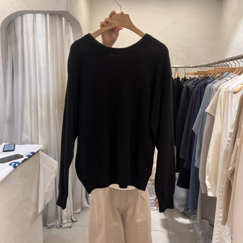LE VASE韓國代購女裝新品25春夏職業人氣推薦真品休閑毛衣LE VASE毛衣圖色4